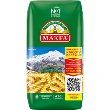 Макароны Makfa спирали, 450г в магазинах Перекресток