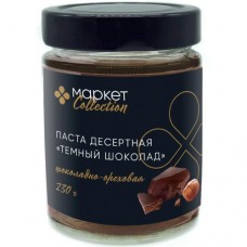 Паста Темный шоколад десертная шоколадно-ореховая Маркет Collection, 230г в магазинах Перекресток