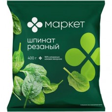 Шпинат резаный быстрозамороженный Маркет Перекрёсток, 400г в магазинах Перекресток