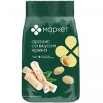 Ядра арахиса обжаренные в хрустящей оболочке со вкусом хрена Маркет, 100г