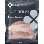 Тилапия филе без кожи мороженое Маркет, 500г