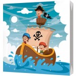 Салфетки бумажные сервировочные трехслойные с рисунком 33х33см Маркет Kids, 20шт