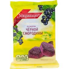 Мармелад Ударница чёрная смородина, 325г в магазинах Перекресток