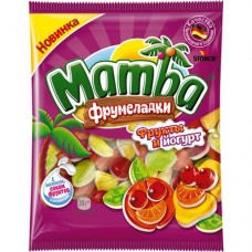Мармелад Mamba Фрукты-йогурт фрумеладки жевательный, 72г в магазинах Перекресток