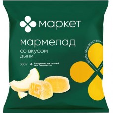 Мармелад со вкусом дыни желейный Маркет, 300г в магазинах Перекресток