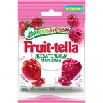 Мармелад Fruittella жевательный Клубника-Малина с фуктовым пюре, 36г