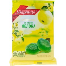 Мармелад Ударница яблоко, 325г в магазинах Перекресток