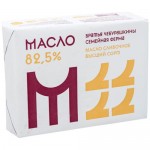 Масло сладкосливочное Братья Чебурашкины Традиционное несолёное 82.5%, 200г