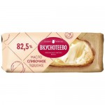 Масло сливочное Вкуснотеево Традиционное 82.5%, 400г