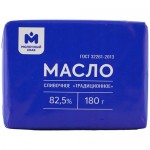 Масло сливочное 82% Молочный знак, 180г