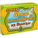 Масло сливочное Из Вологды Крестьянское 72.5%, 180г