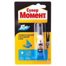 Клей Супер Момент Гель универсальный секундный, 3г в магазинах Перекресток