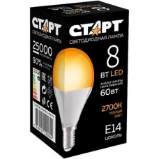 Лампа Старт LedSphere E14 светодиодная 8W 27 X в магазинах Перекресток