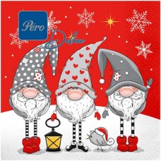 Салфетки Pero Deluxe Волшебники столовые сервировочные 3 слоя 33х33см, 20шт в магазинах Перекресток