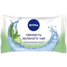 Мыло Nivea увлажняющее свежесть зелёного чая, 90г в магазинах Перекресток