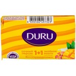 Крем-мыло Duru 1+1 Сочный персик и знойное манго туалетное, 80г Крем-мыло Duru 1+1 Сочный персик и знойное манго туалетное, 80г