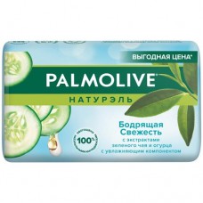Мыло Palmolive Натурэль Бодрящая свежесть с экстрактами зеленого чая и огурца, 150г в магазинах Перекресток