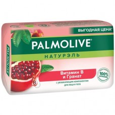 Мыло Palmolive Натурэль туалетное твердое Витамин B и Гранат с увлажняющим компонентом, 150 г в магазинах Перекресток