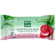 Мыло Чистая Линия клубника косметическое, 75г в магазинах Перекресток