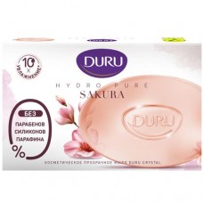 Мыло Duru Crystal Hydro Pure Sakura Лепестки Сакуры косметическое прозрачное, 106г в магазинах Перекресток