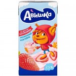 Коктейль молочный Авишка клубника 2.5%, 200мл