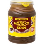 Молоко сгущённое Волоконовское с сахаром и кофе 7.5%, 380г