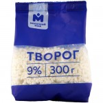 Творог 9% Молочный знак, 300г