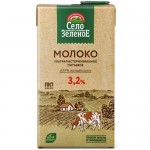 Молоко Село Зелёное ультрапастеризованное 3.2%, 950мл
