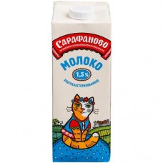 Молоко детское ультрапастеризованное 1.5% Сарафаново, 970мл в магазинах Перекресток