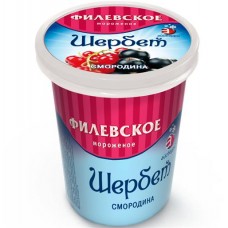 Шербет Айсберри Филевское плодово-ягодный стаканчик 1%, 80г в магазинах Перекресток