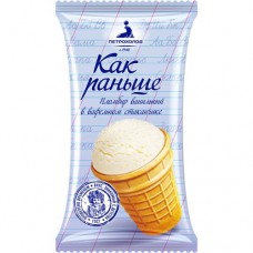 Пломбир Как Раньше ванильный стаканчик 15%, 70г в магазинах Перекресток