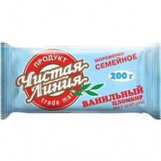 Пломбир Чистая Линия ванильный 12%, 200г в магазинах Перекресток