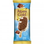 Эскимо Alpen Gold сливочное с какао в молочном шоколаде двухслойное, 58г