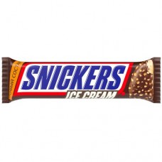 Мороженое эскимо Snickers молочное с карамелью и арахисом в глазури 5%, 65г в магазинах Перекресток