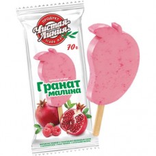 Мороженое Чистая Линия пломбир с гранатовым и малиновым соком и кусочками малины 12%, 70г в магазинах Перекресток