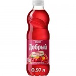 Морс Добрый виноград-клюква- брусника-морошка, 970мл
