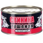 Свинина Скопинский МК банка Ė9 тушёная ГОСТ, 325г