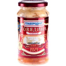 Говядина Главпродукт тушеная Премиум, 425г в магазинах Перекресток