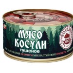 Мясо косули Балтийский Деликатес тушёное, 325г Мясо косули Балтийский Деликатес тушёное, 325г