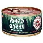 Мясные консервы Балтийский Деликатес мясо оленя тушёное, 325г