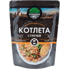Готовое блюдо Кронидов в фольге Котлета с гречей, 250г в магазинах Перекресток