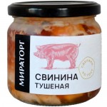 Свинина Мираторг тушеная высший сорт, 350г Свинина Мираторг тушеная высший сорт, 350г