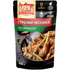Стрелки чеснока ВРК с мясом свинины, 250г в магазинах Перекресток