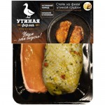 Стейк из филе утиной грудки Утиные Фермы в маринаде, 480г