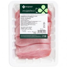 Котлета из мяса индейки натуральная охлаждённая Маркет, 500г в магазинах Перекресток