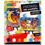 Игровой набор Мульти Арт Холст для росписи по контуру