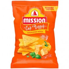Чипсы Mission кукурузные со вкусом сыра чеддер, 150г в магазинах Перекресток