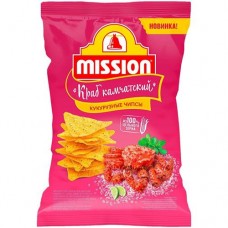 Чипсы Mission кукурузные со вкусом камчатского краба, 90г в магазинах Перекресток