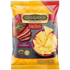 Чипсы DELICADOS Начос кукурузные со вкусом стейк аргентинский 100г в магазинах Перекресток