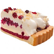 Торт Брусничный с белым шоколадом, 115г в магазинах Перекресток